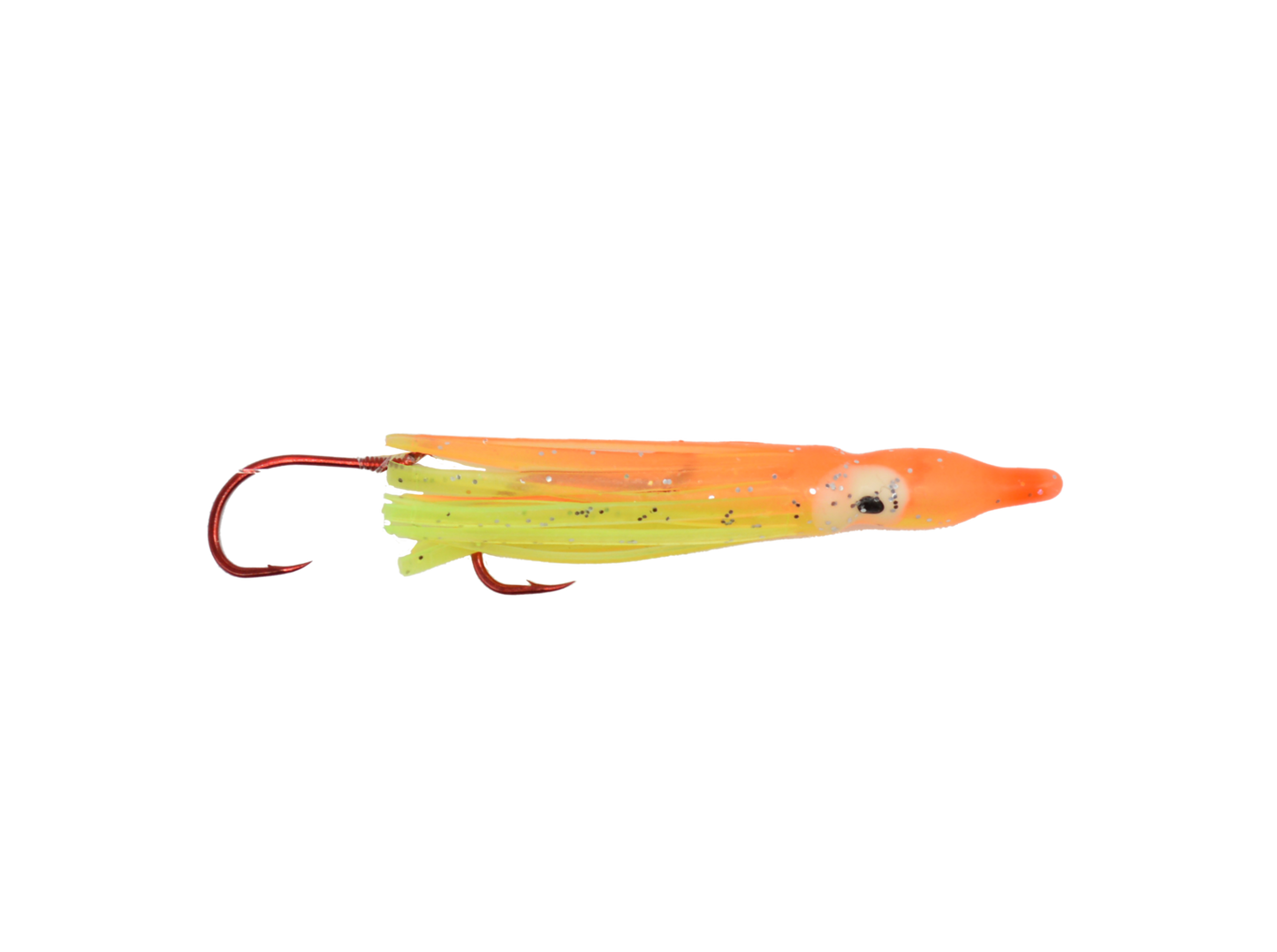 Squid - 2.25" - Chartreuse & Orange