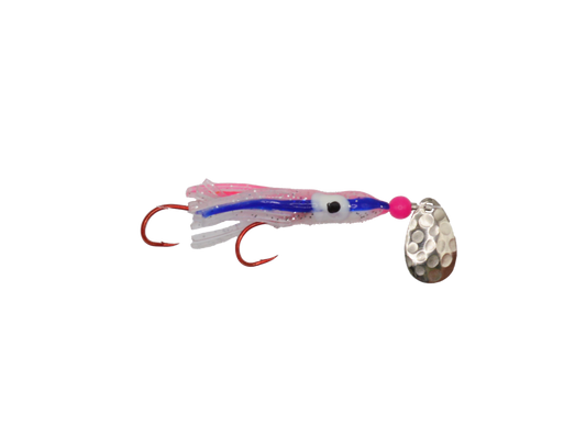 Micro Squid - 1.5" - Merica with Silver Hammered Blade