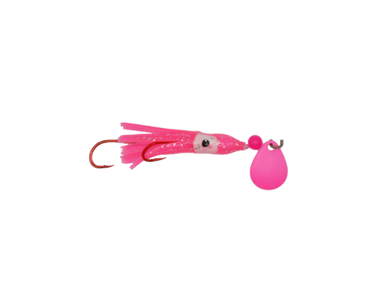 Micro Squid - 1.5" - Pink with Pink Blade