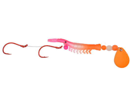 Shrimp - Orange, White & Pink