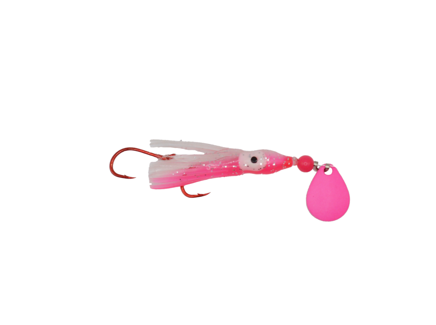 Micro Squid - 1.5" - Glow Pink with Pink Blade